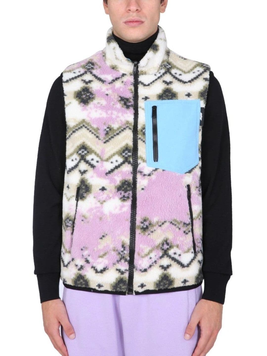 MSGM Multicolor Reversible Vest Jacket - view 1