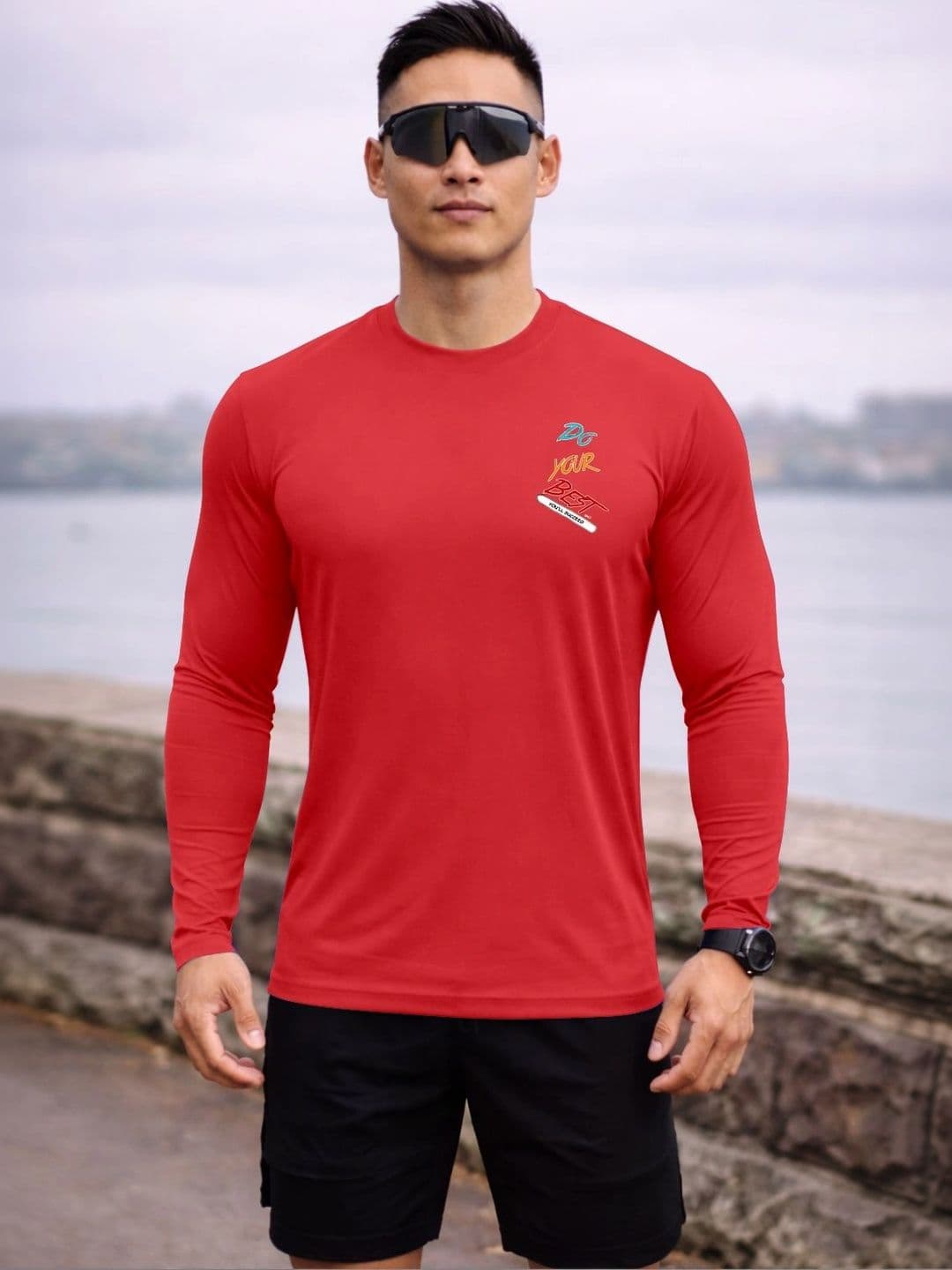 ENRIZZ X FITNESS EXCHANGE Men Typography Printed Dri-FIT T-shirt - view 1