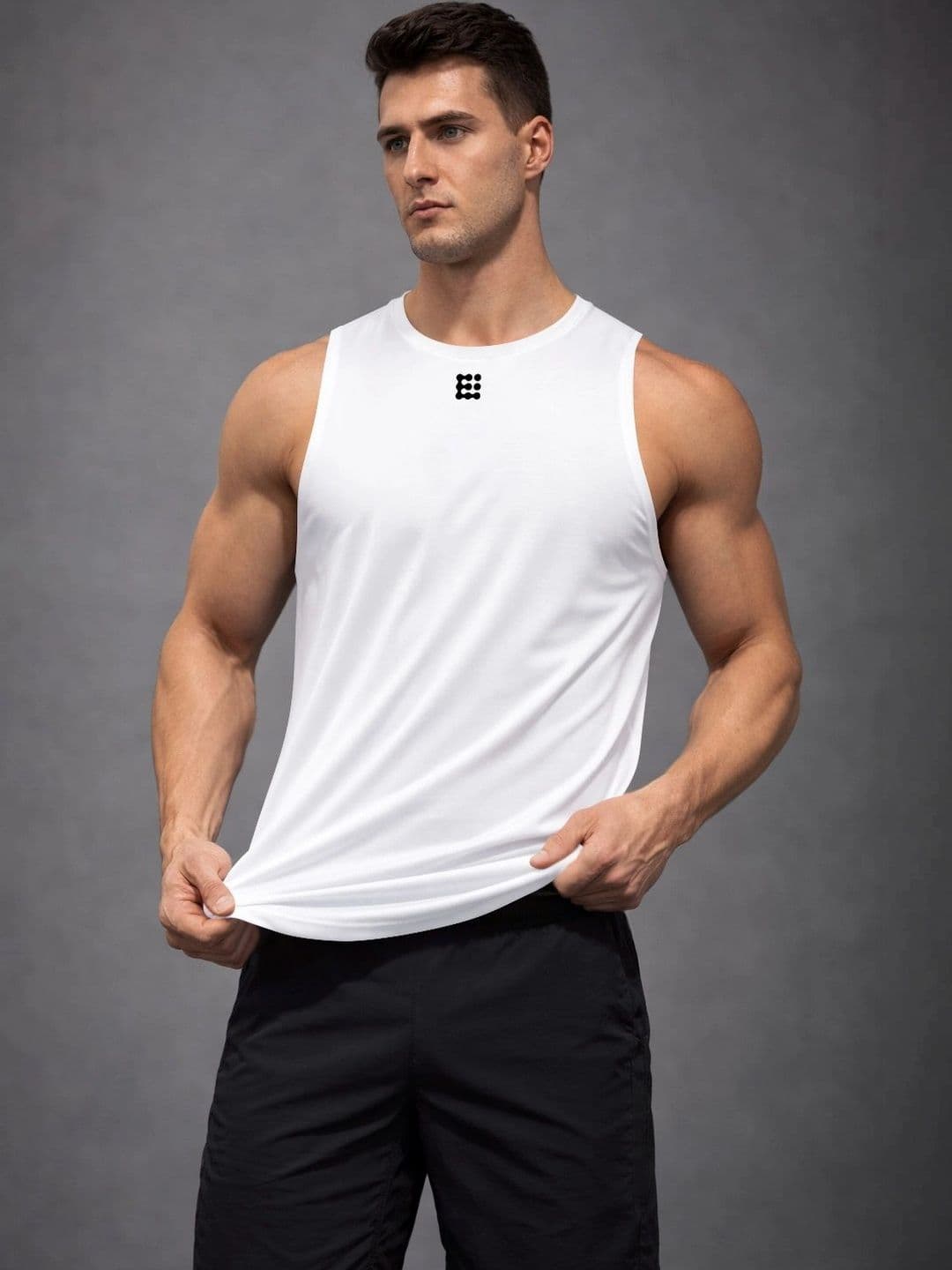 ENRIZZ X FITNESS EXCHANGE Men Typography Printed Dri-FIT T-shirt - view 1