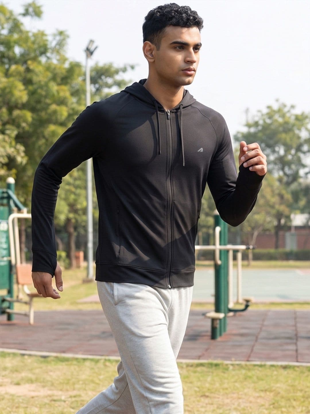 BOLDFIT Mens Black UV Protection Breathable Jacket - view 1