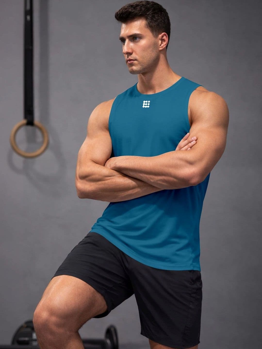 ENRIZZ X FITNESS EXCHANGE Men Typography Printed Dri-FIT T-shirt - view 1