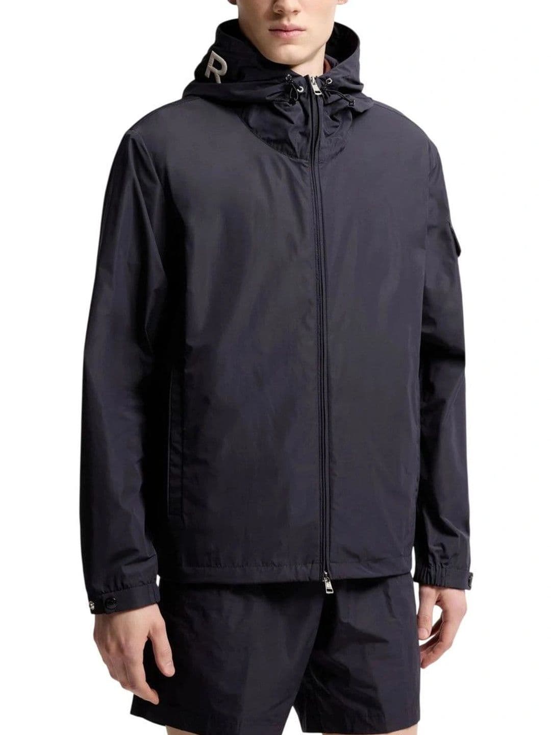 Moncler Dark Navy Hood Jacket - view 1