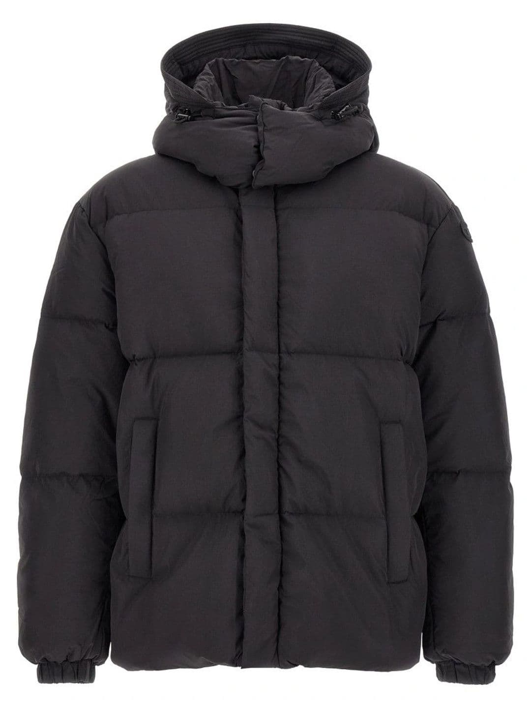 DIESEL Black Quilted Hood Jacket - view 1