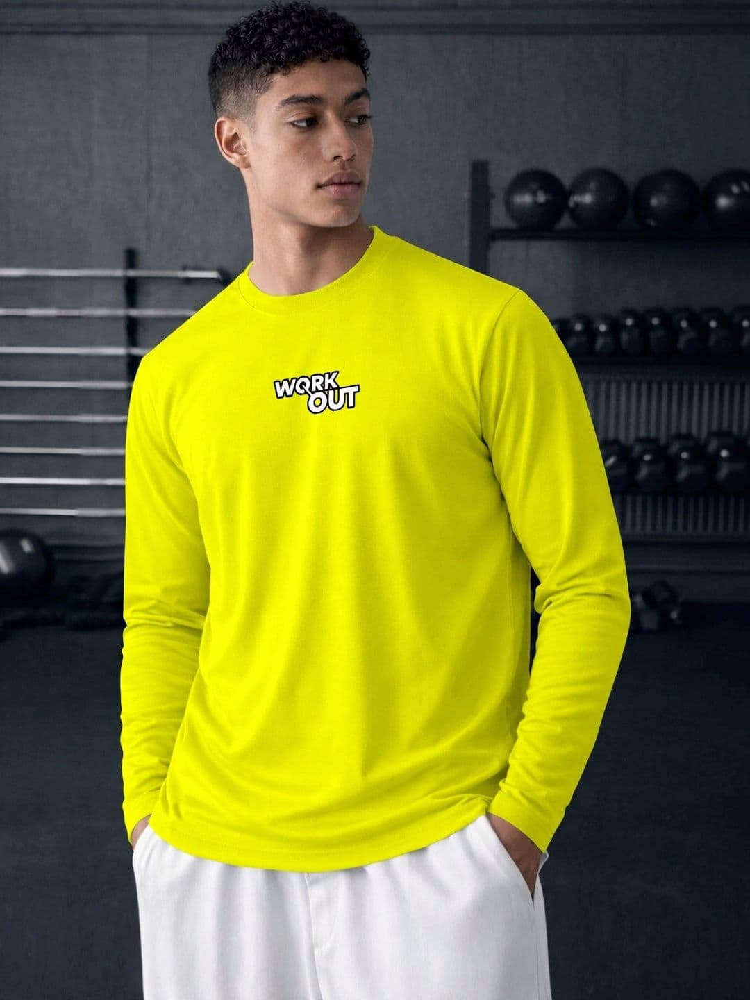 ENRIZZ X FITNESS EXCHANGE Men Typography Printed Dri-FIT T-shirt - view 1