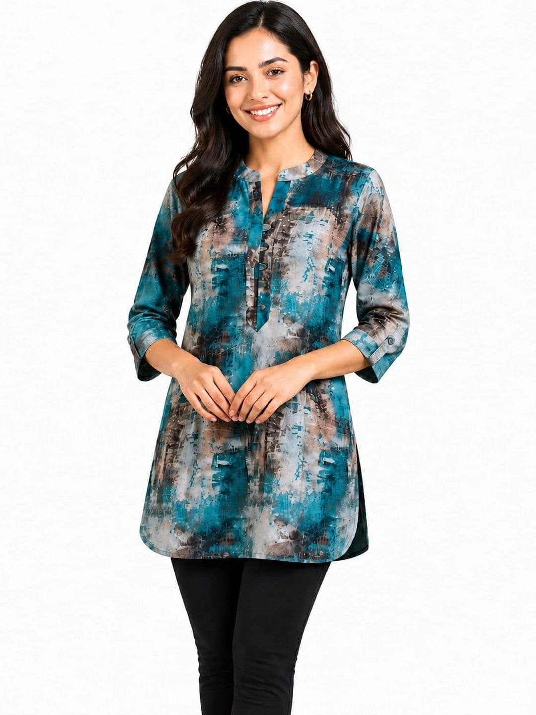 C H CREATION Printed Kurti - view 1