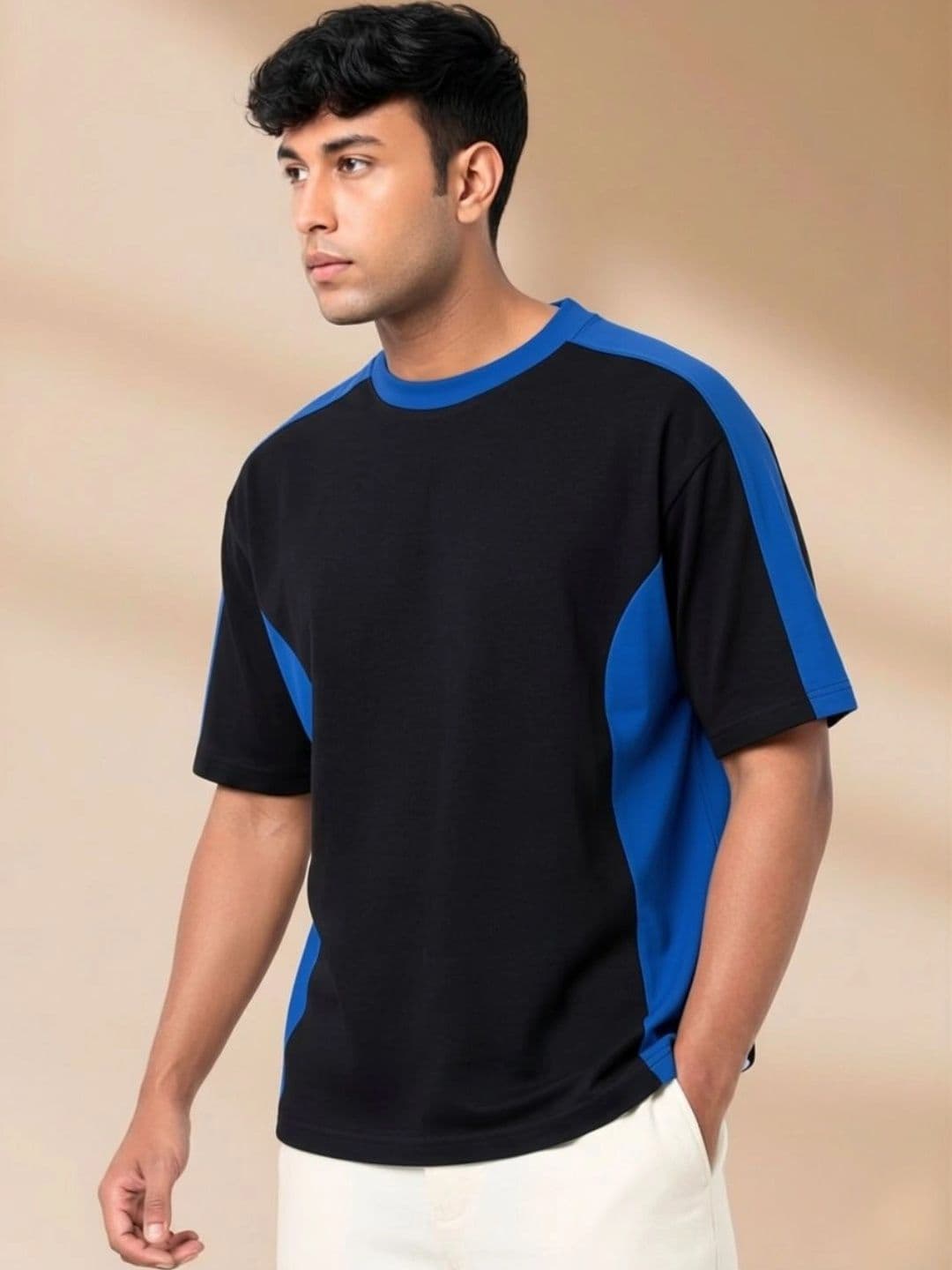 Cool Plus Men Colourblocked T-shirt - view 1