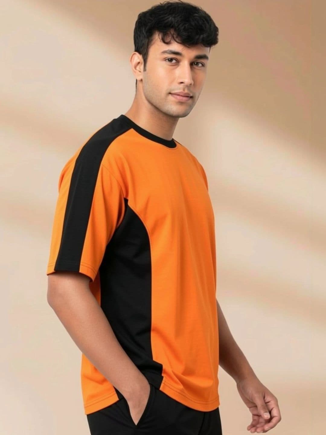 Cool Plus Men Colourblocked T-shirt - view 1