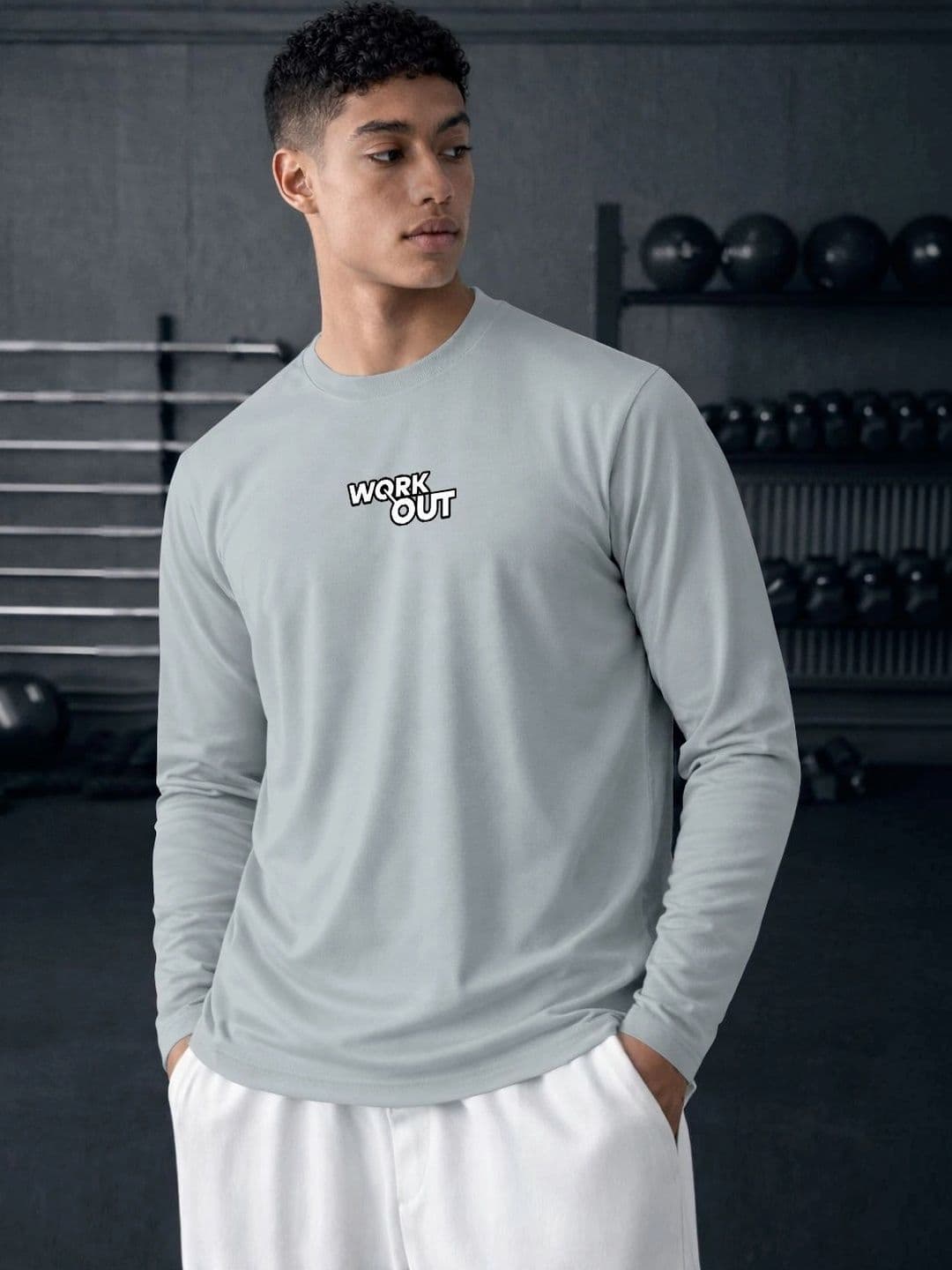 ENRIZZ X FITNESS EXCHANGE Men Typography Printed Dri-FIT T-shirt - view 1