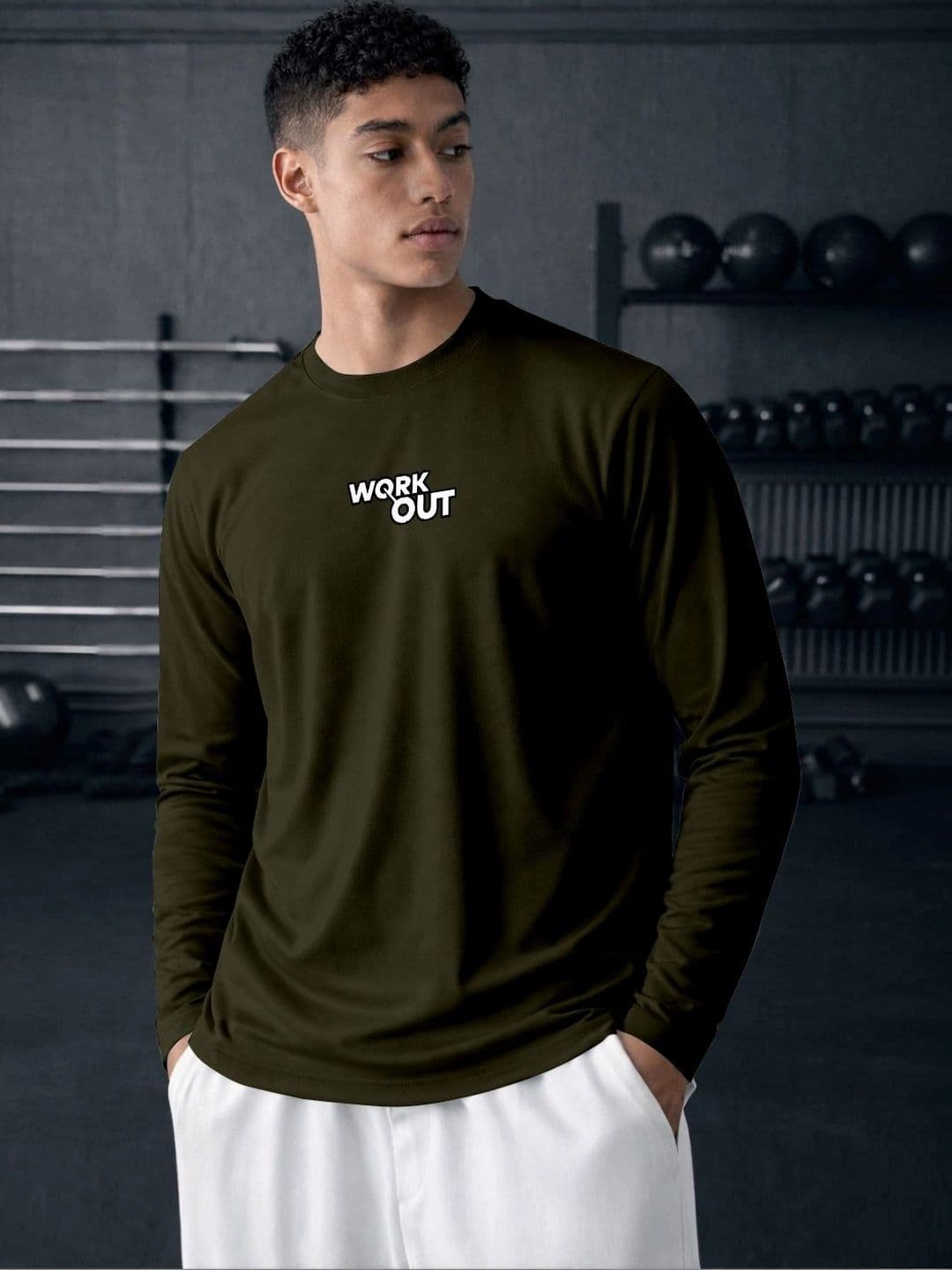 ENRIZZ X FITNESS EXCHANGE Men Typography Printed Dri-FIT T-shirt - view 1