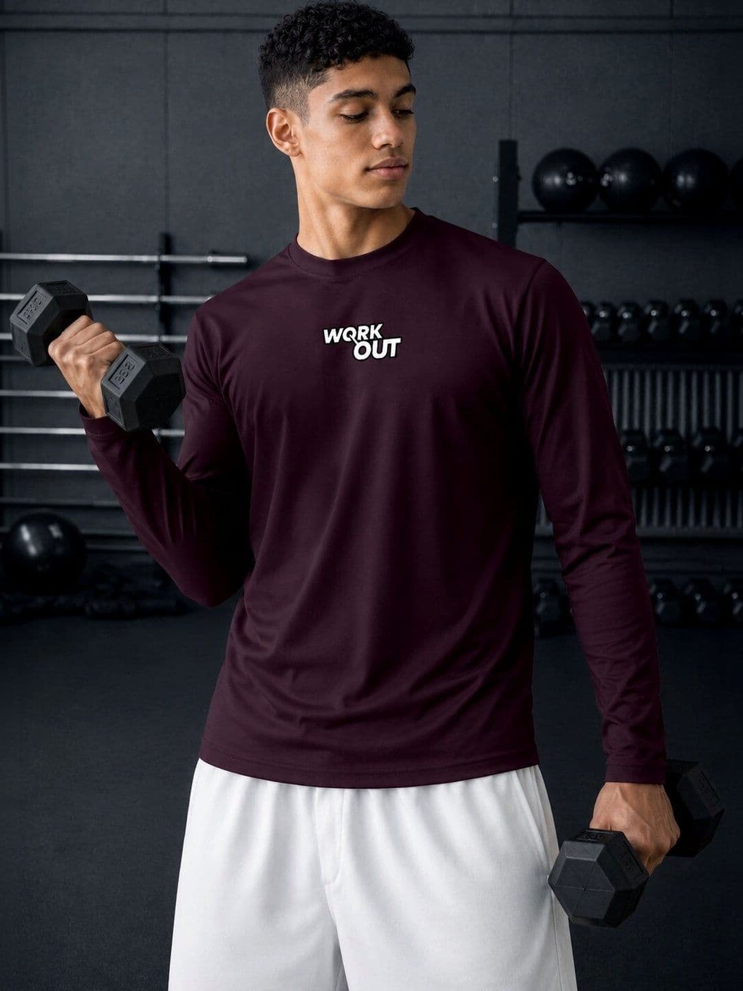 ENRIZZ X FITNESS EXCHANGE Men Typography Printed Dri-FIT T-shirt - view 1