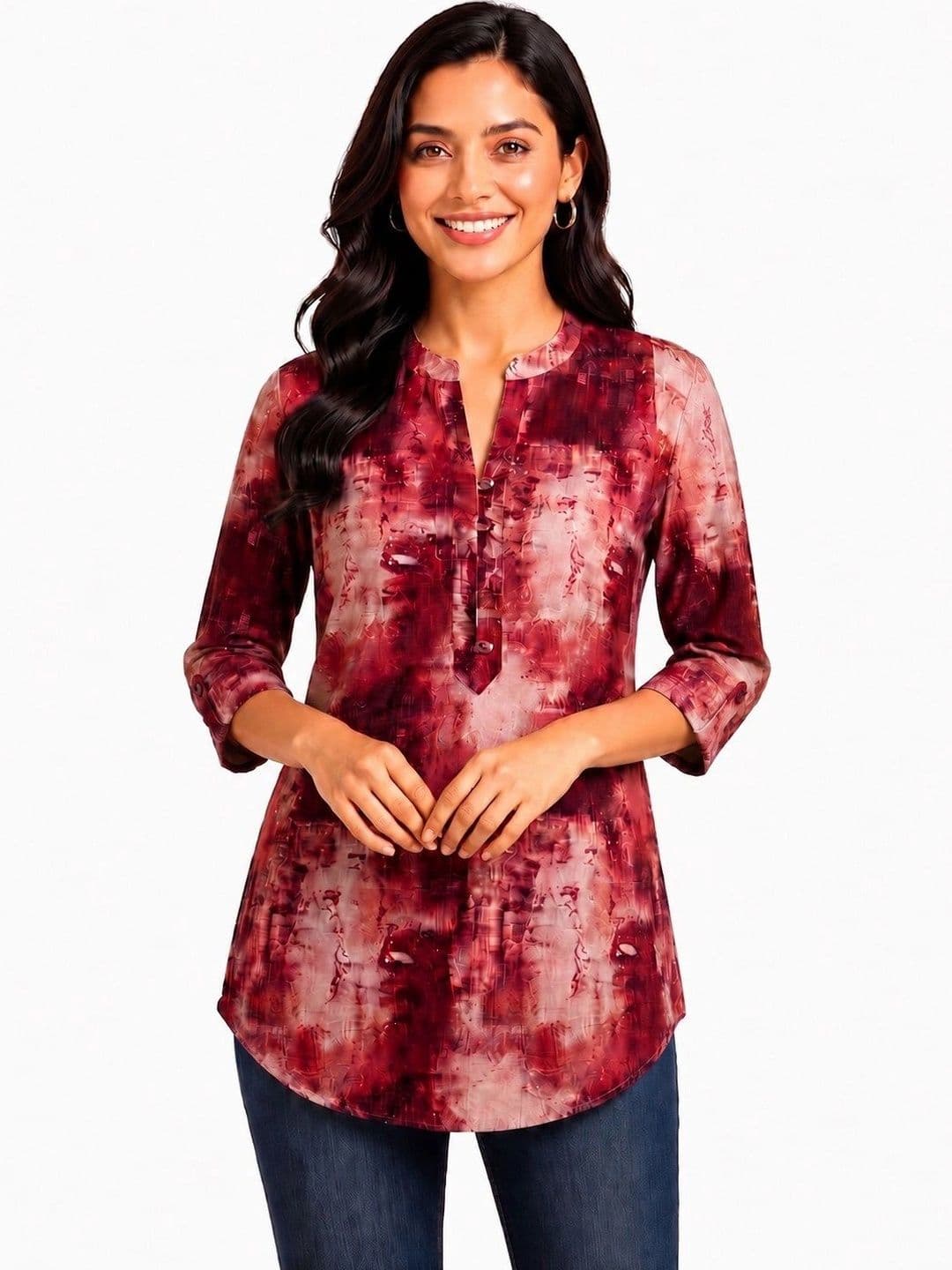 C H CREATION Printed Kurti - view 1