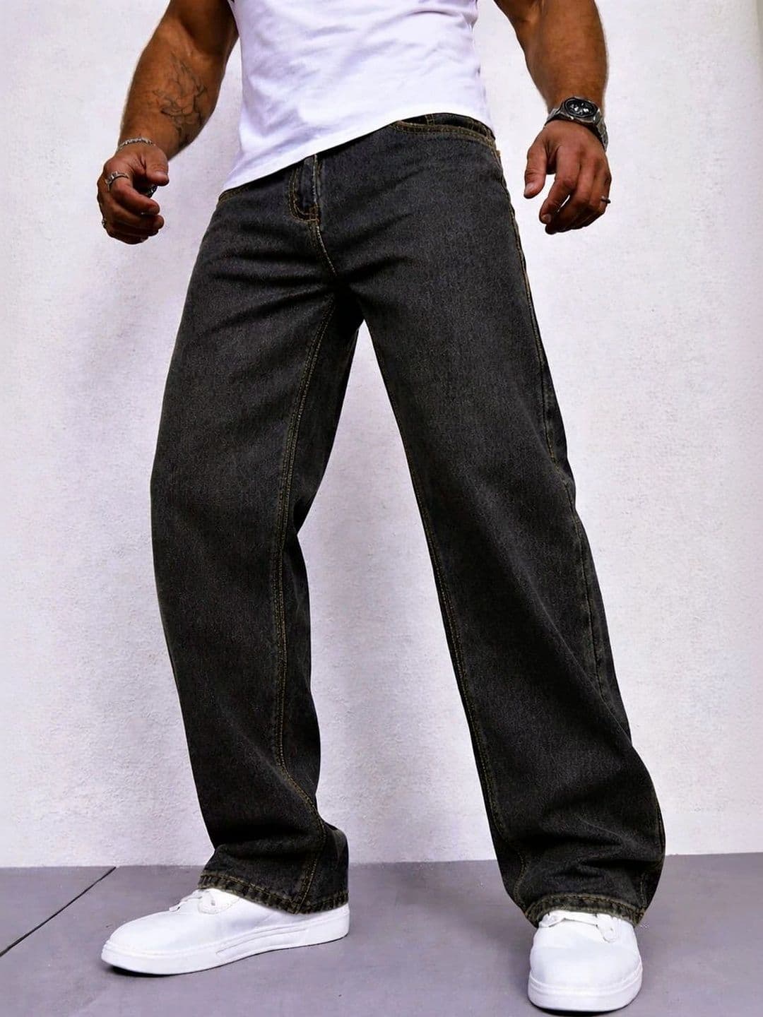 Wanted Men Regular Fit Mid-Rise Stretchable Jeans - view 1