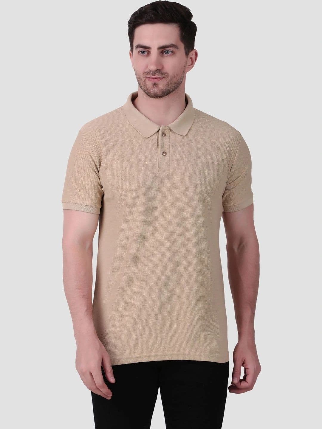 SIDLY PIDLY Men Polo Collar T-shirt - view 1