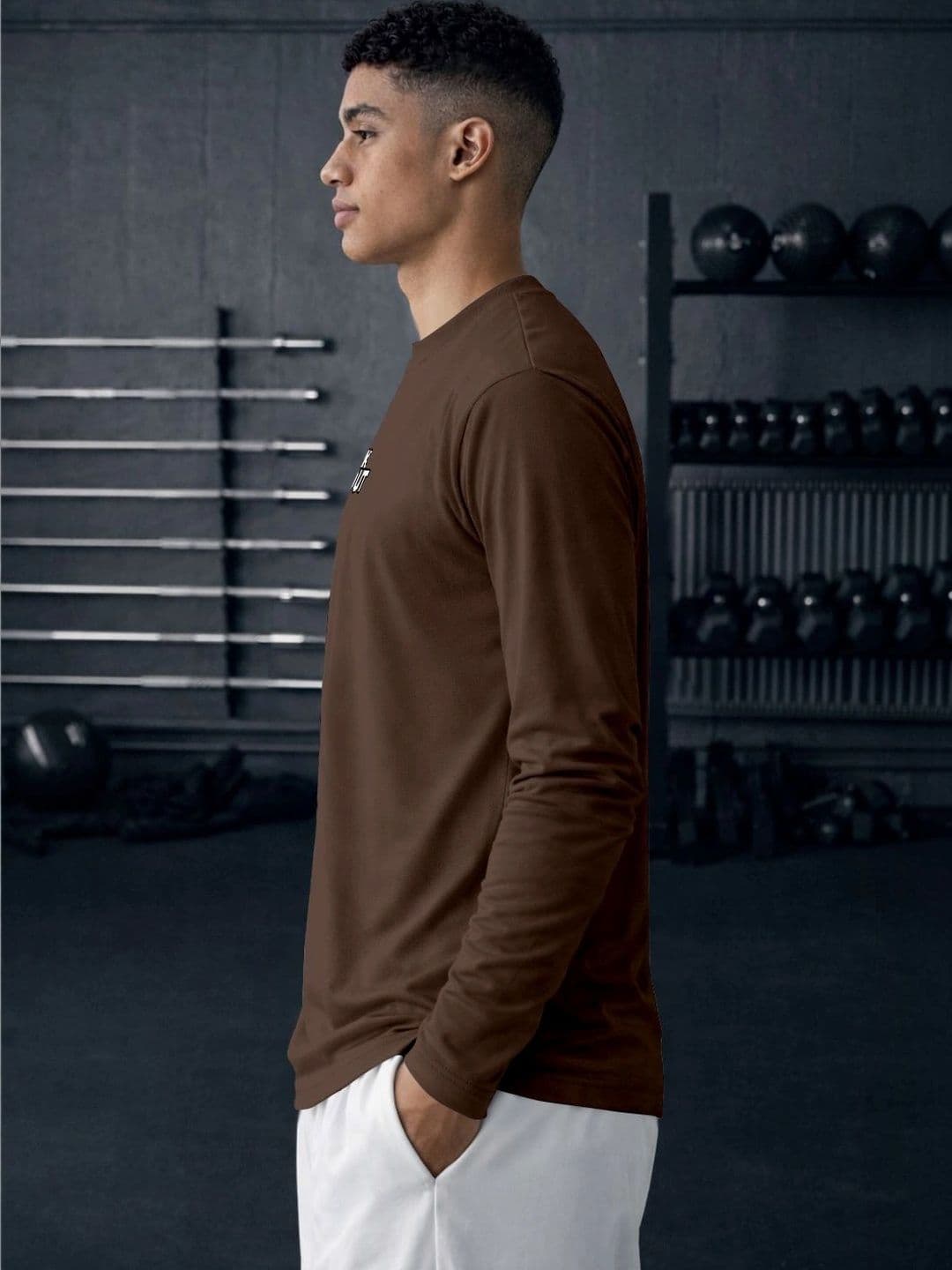 ENRIZZ X FITNESS EXCHANGE Men Typography Printed Dri-FIT T-shirt - view 1