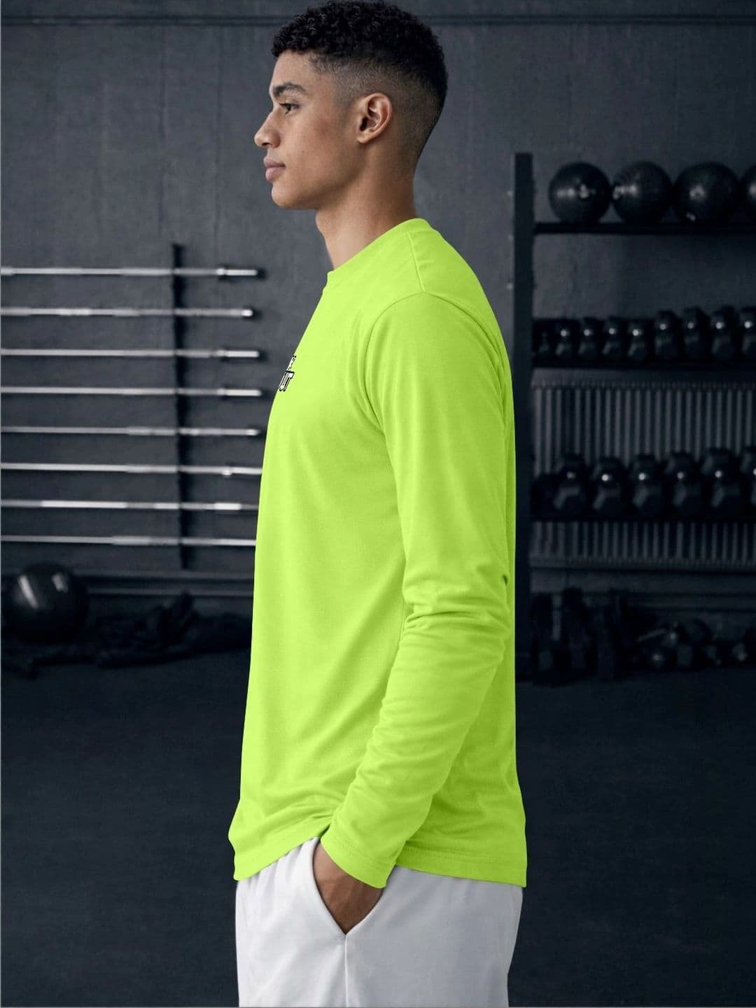 ENRIZZ X FITNESS EXCHANGE Men Typography Printed Dri-FIT T-shirt - view 1
