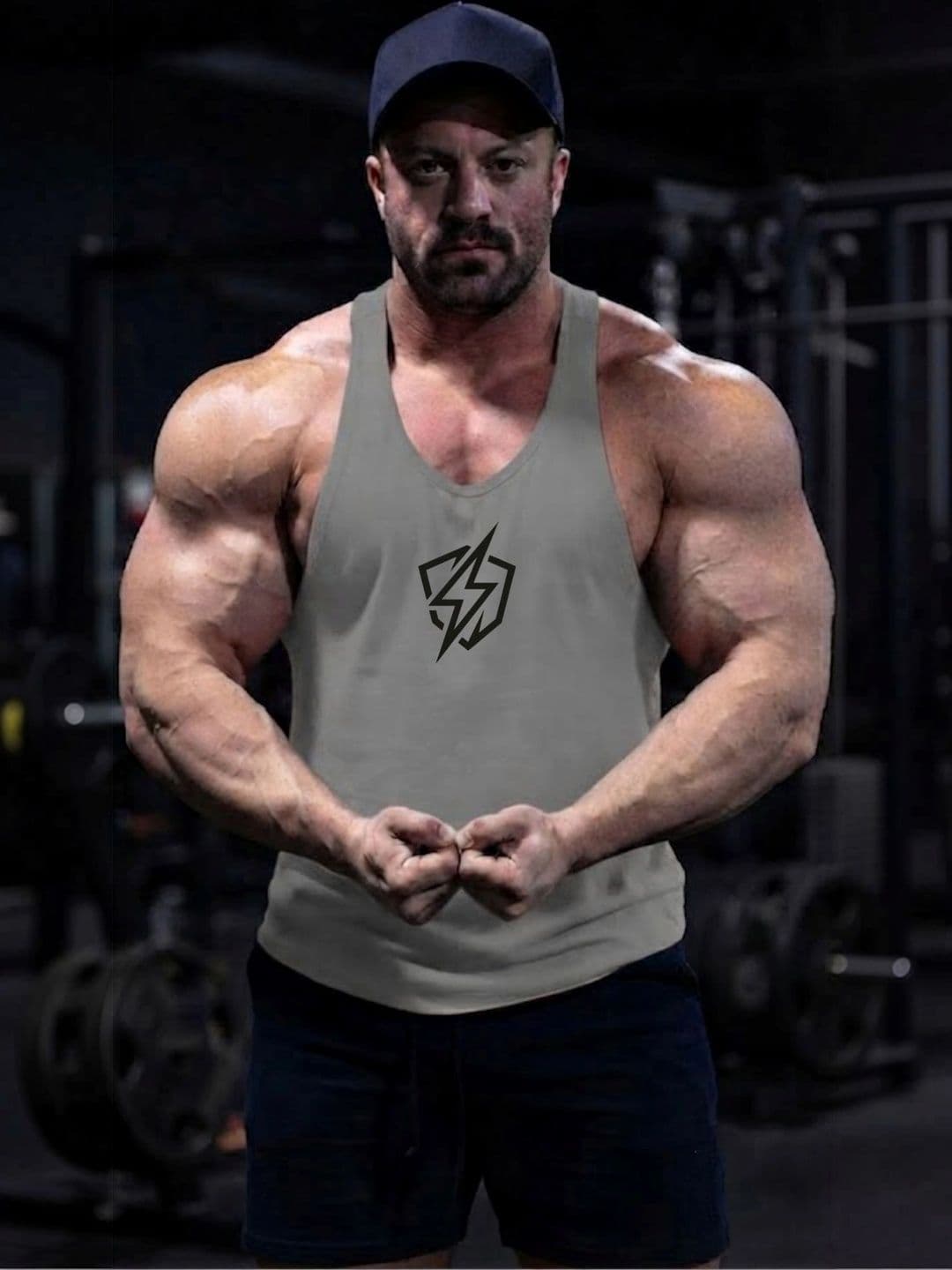 LOTHRIC Printed Gym Vest - view 1