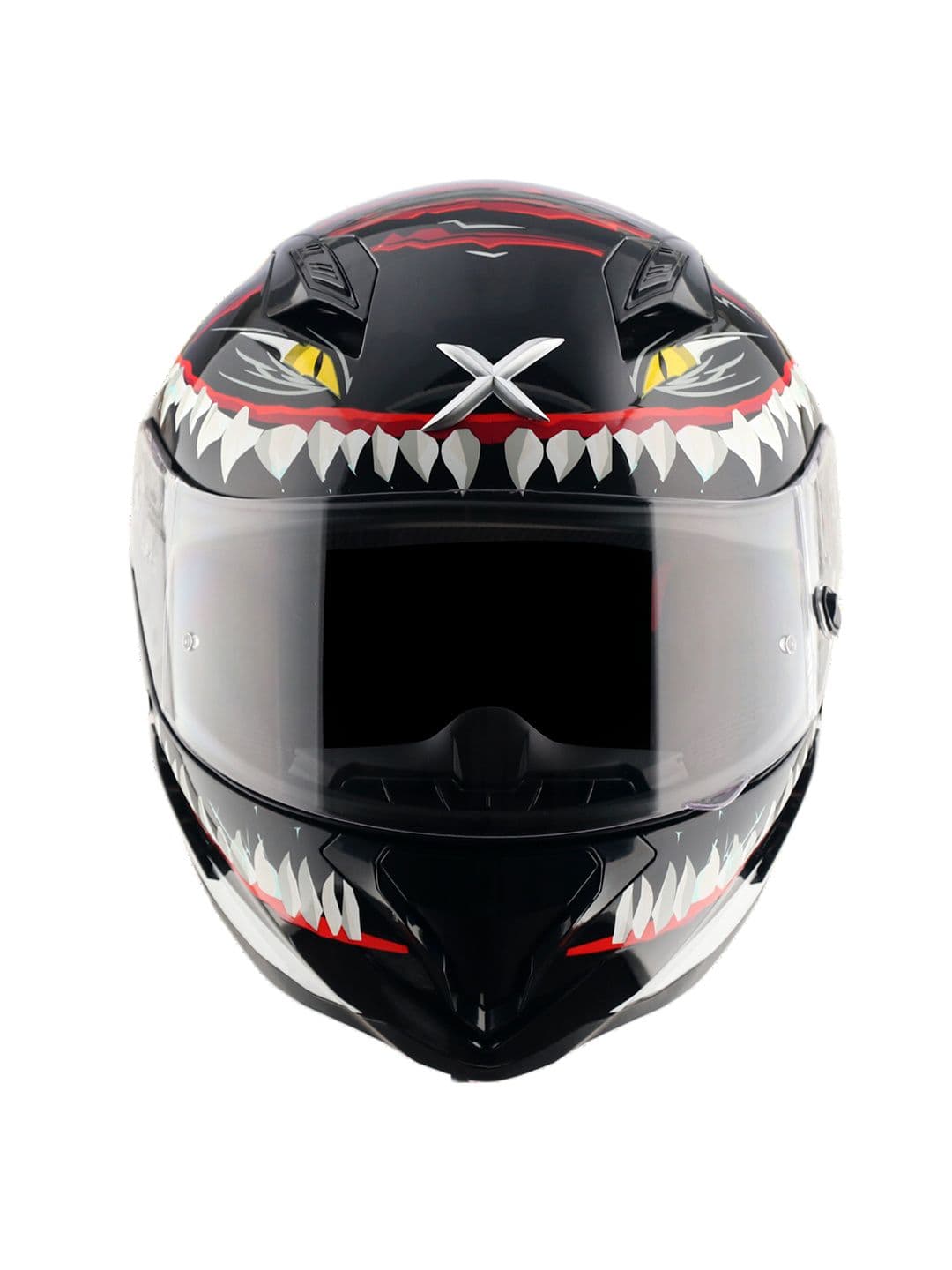AXOR Hunter Shark Printed Scratch Resistant Full Face Helmet - view 1