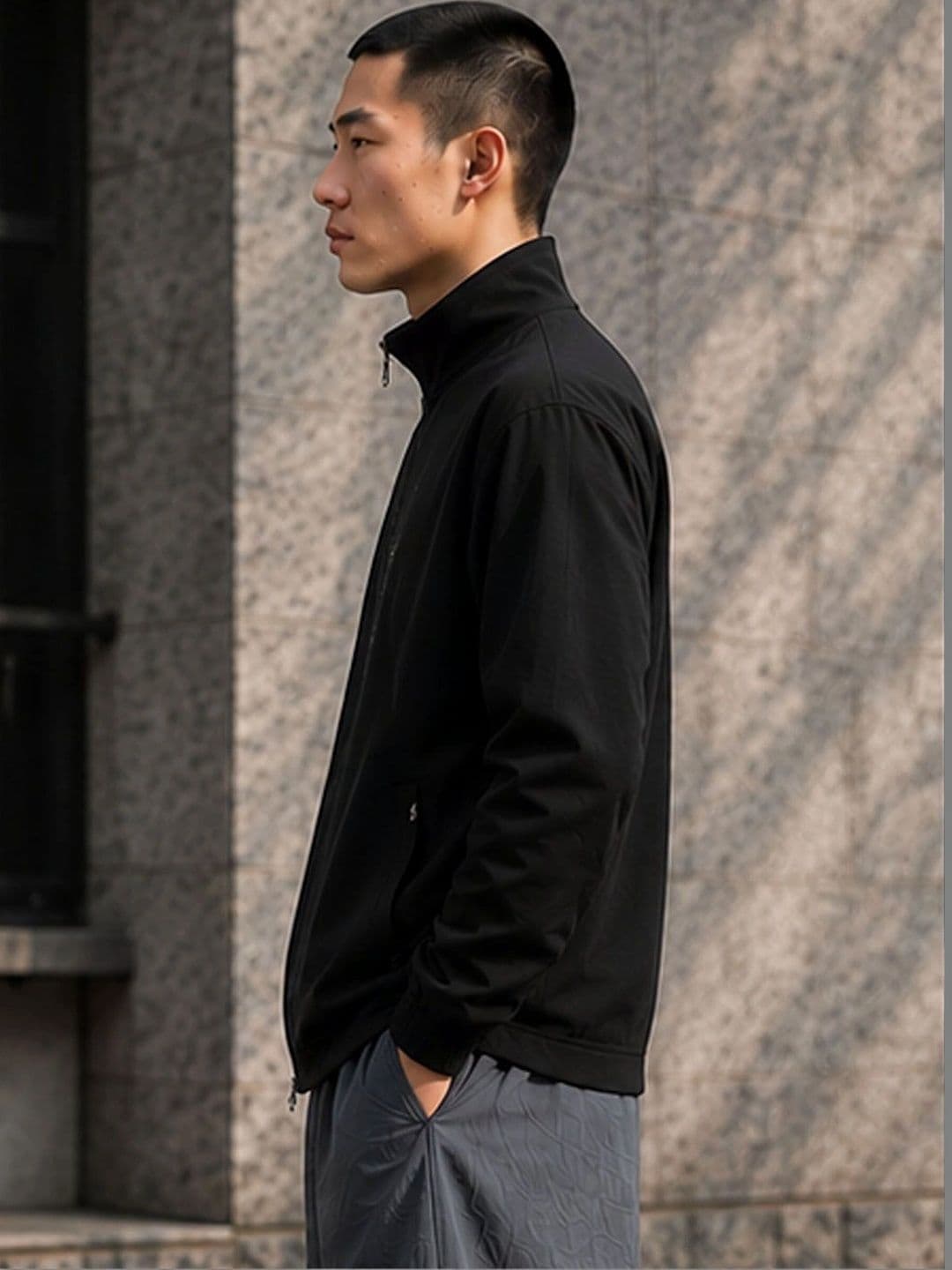 StyleCast Men Lightweight Bomber Jacket - view 1