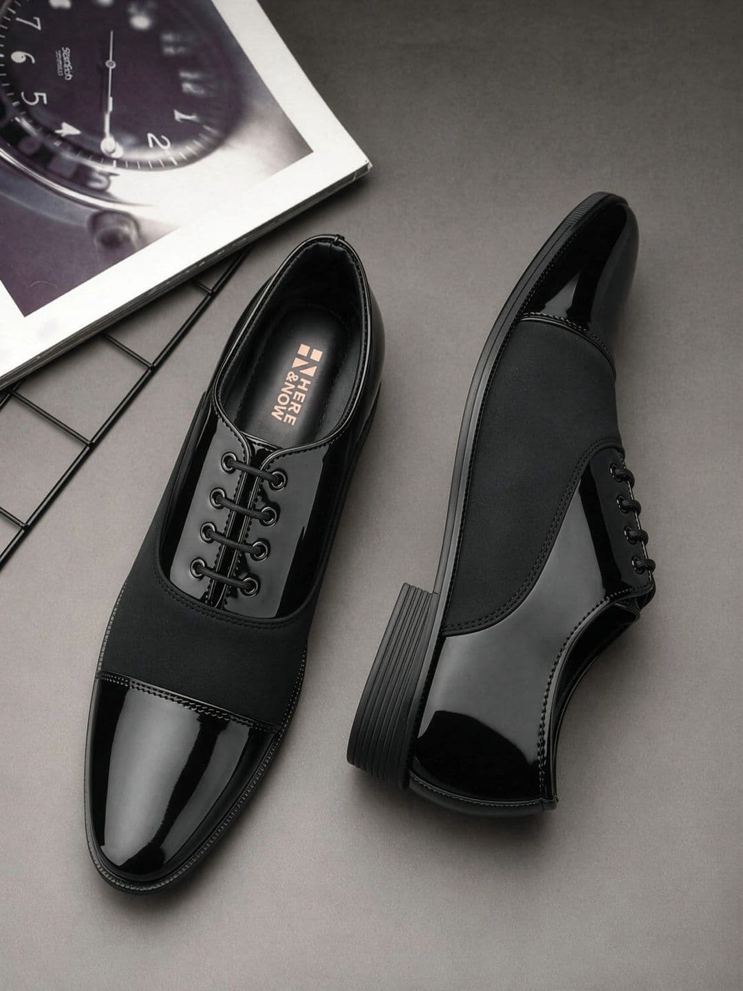 HERE&NOW Men Pointed Toe Lace-Ups Formal Oxfords - view 1