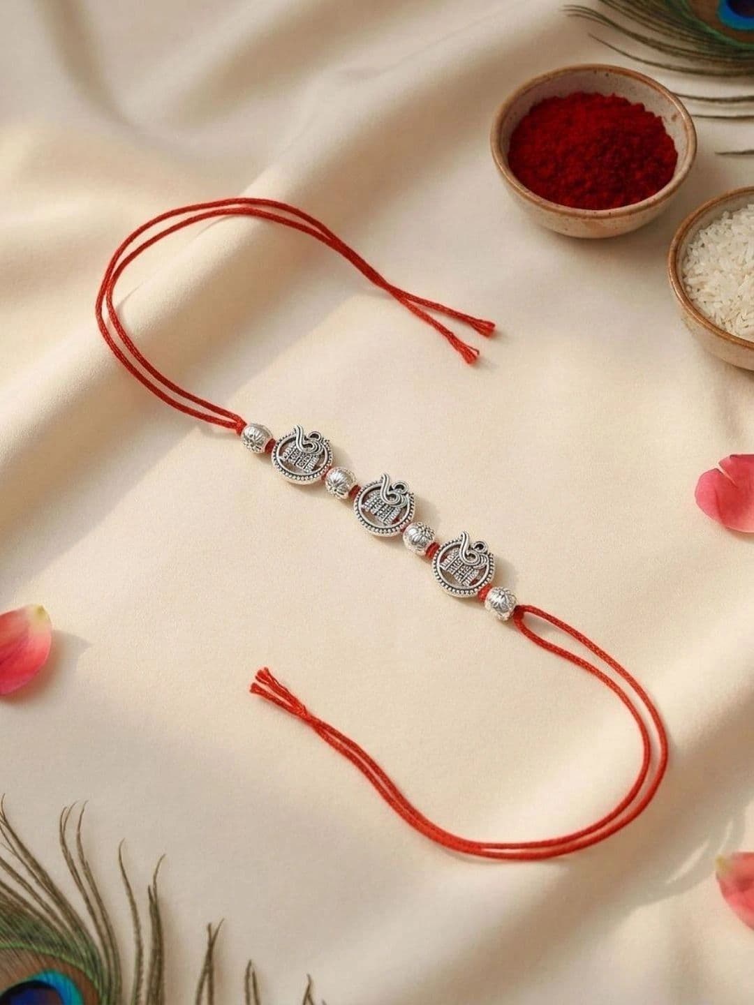 Crunchy Fashion Thread Rakhi - view 1