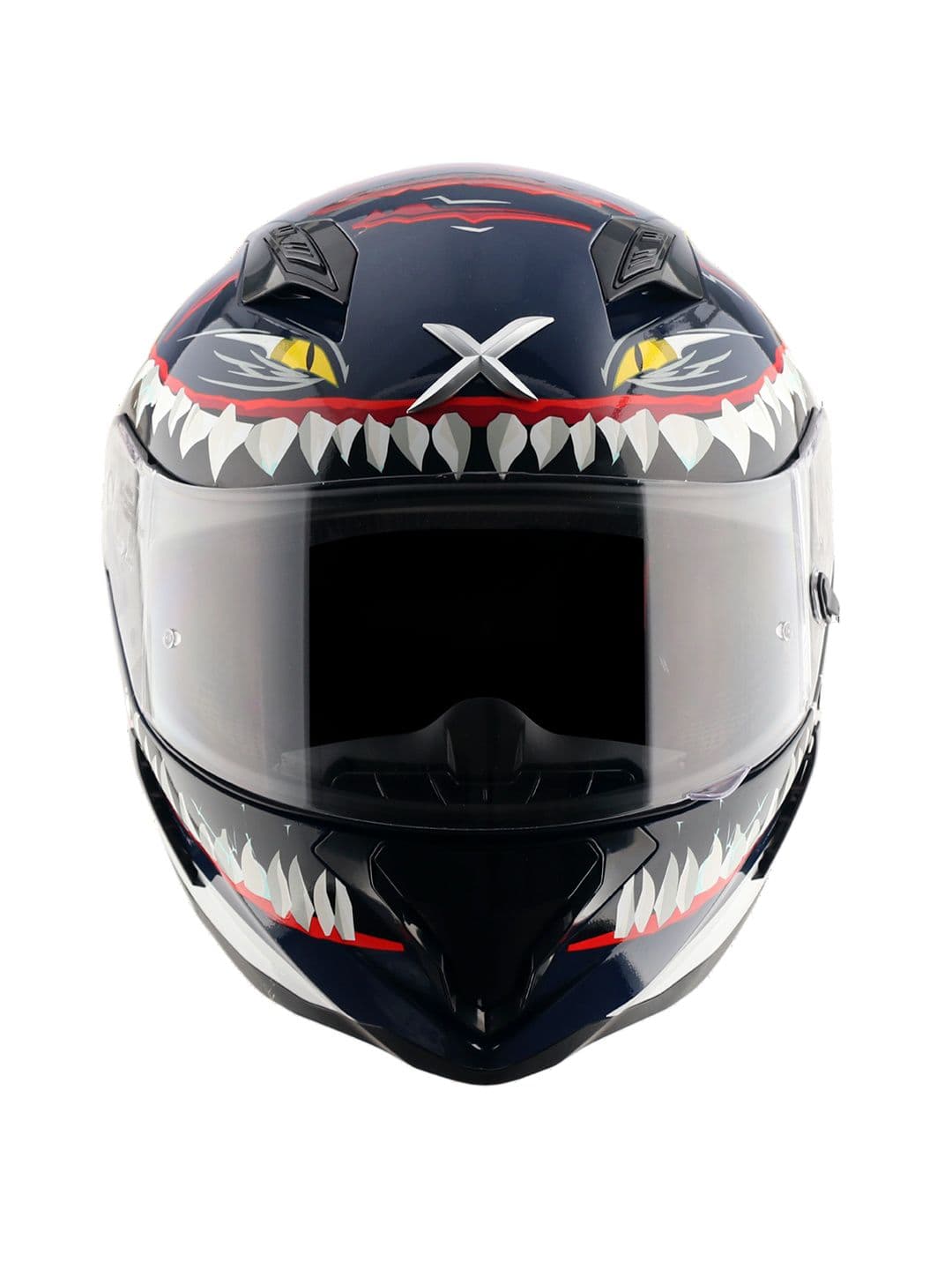 AXOR Hunter Shark Printed Scratch Resistant Full Face Helmet - view 1