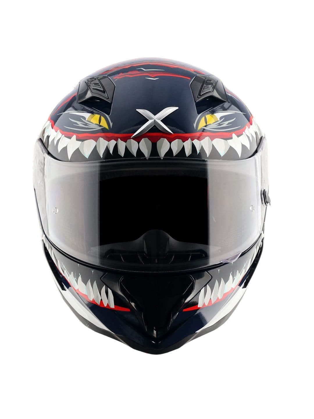 AXOR Hunter Shark Printed Scratch Resistant Full Face Helmet - view 1