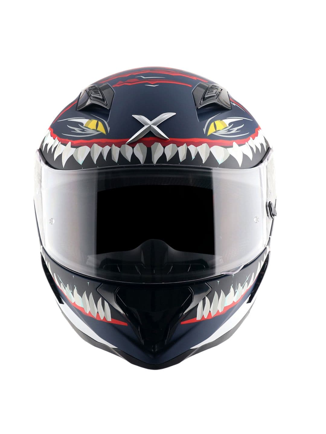 AXOR Hunter Shark Printed Scratch Resistant Full Face Helmet - view 1