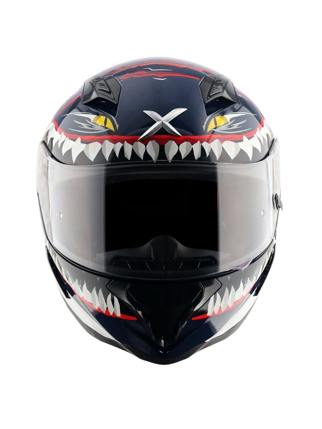 AXOR Hunter Shark Printed Scratch Resistant Full Face Helmet - view 1