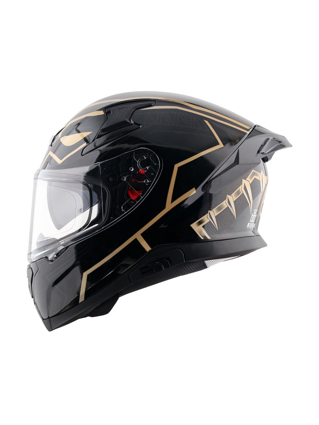 AXOR Unisex Apex Full Face Marvel Printed Scratch Resistant Helmet DOT & ISI Certified - view 1