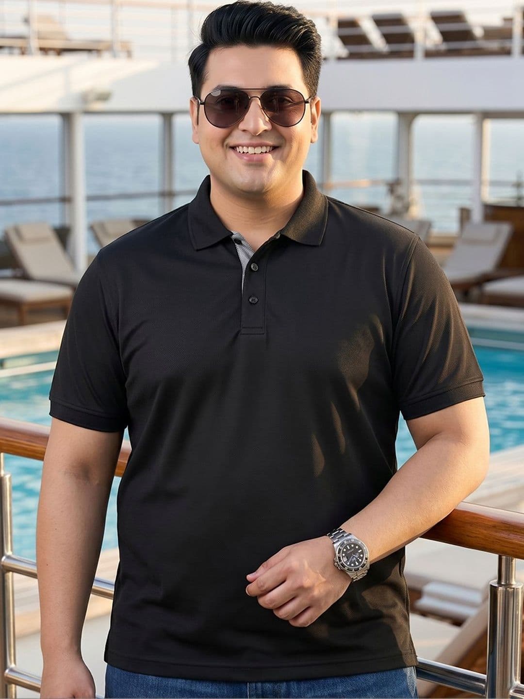XFOX Men Polo Collar T-shirt - view 1