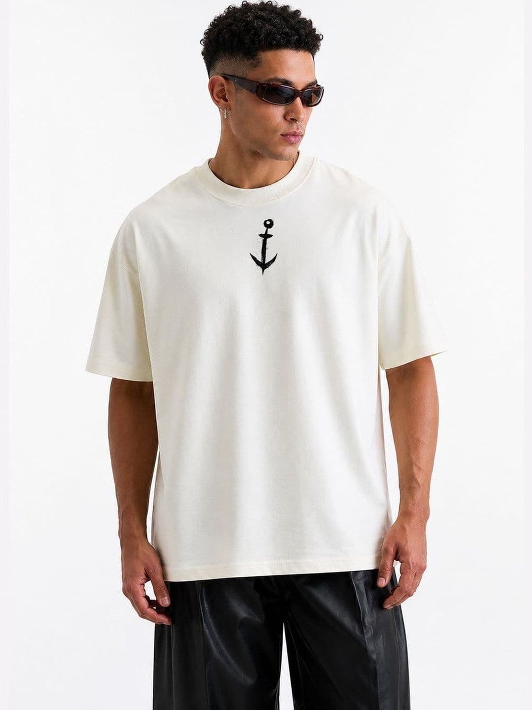 BRAHMOR Men Drop-Shoulder Sleeves T-shirt - view 1