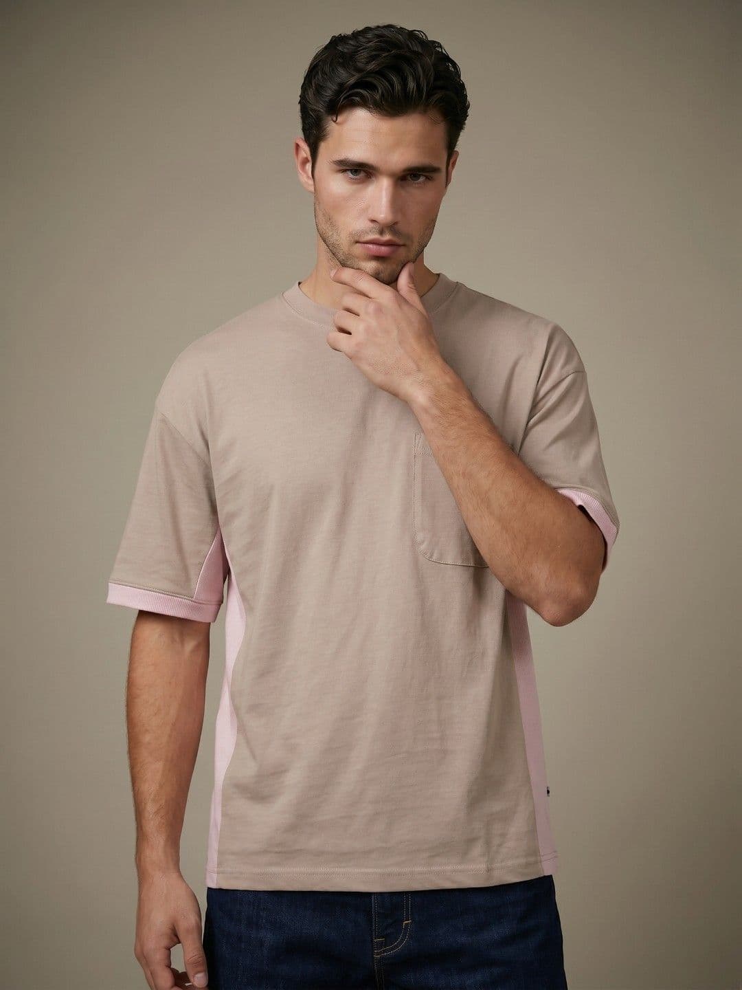 glitchez Round Neck Oversized Tshirt - view 1