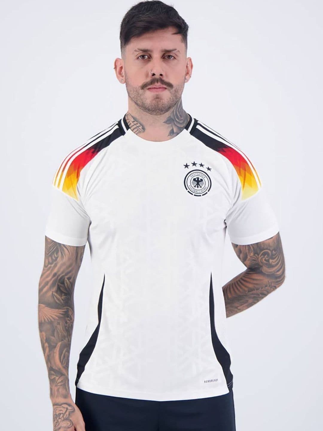 JOVO Graphic Printed Short Sleeves Round Neck Football Regular Fit T-Shirt - view 1