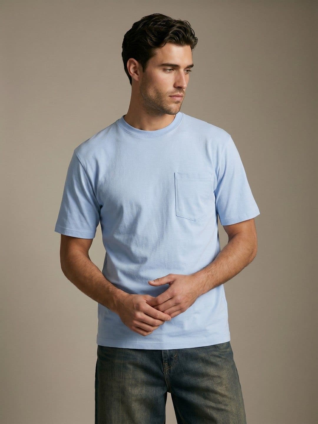 glitchez Round Neck Knitted T-shirt - view 1