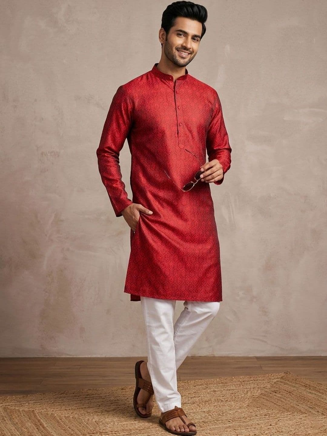 DEVOILER Men Kurta - view 1