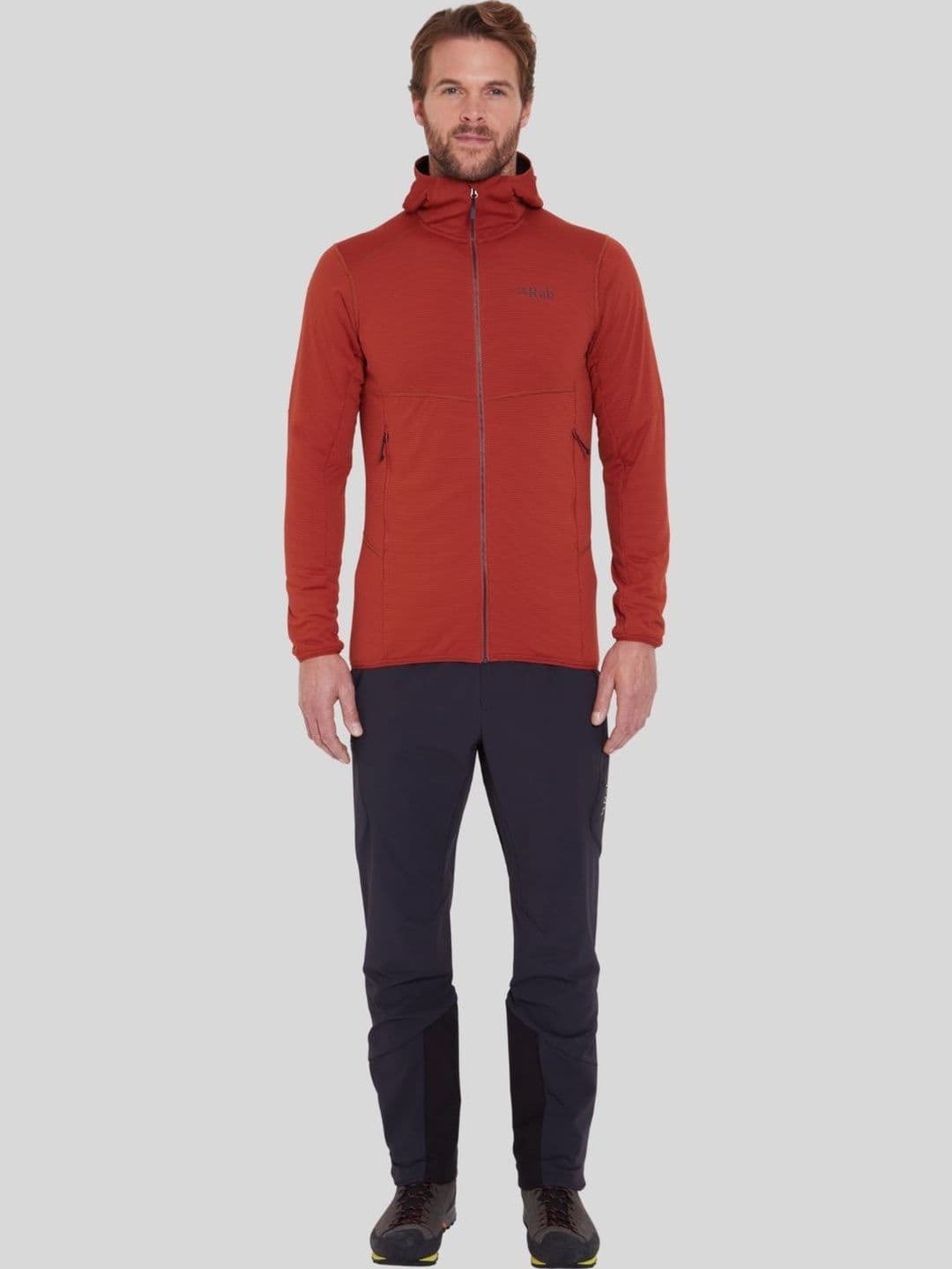 Rab Tuscan Red Evolute Fleece Hoody - view 1