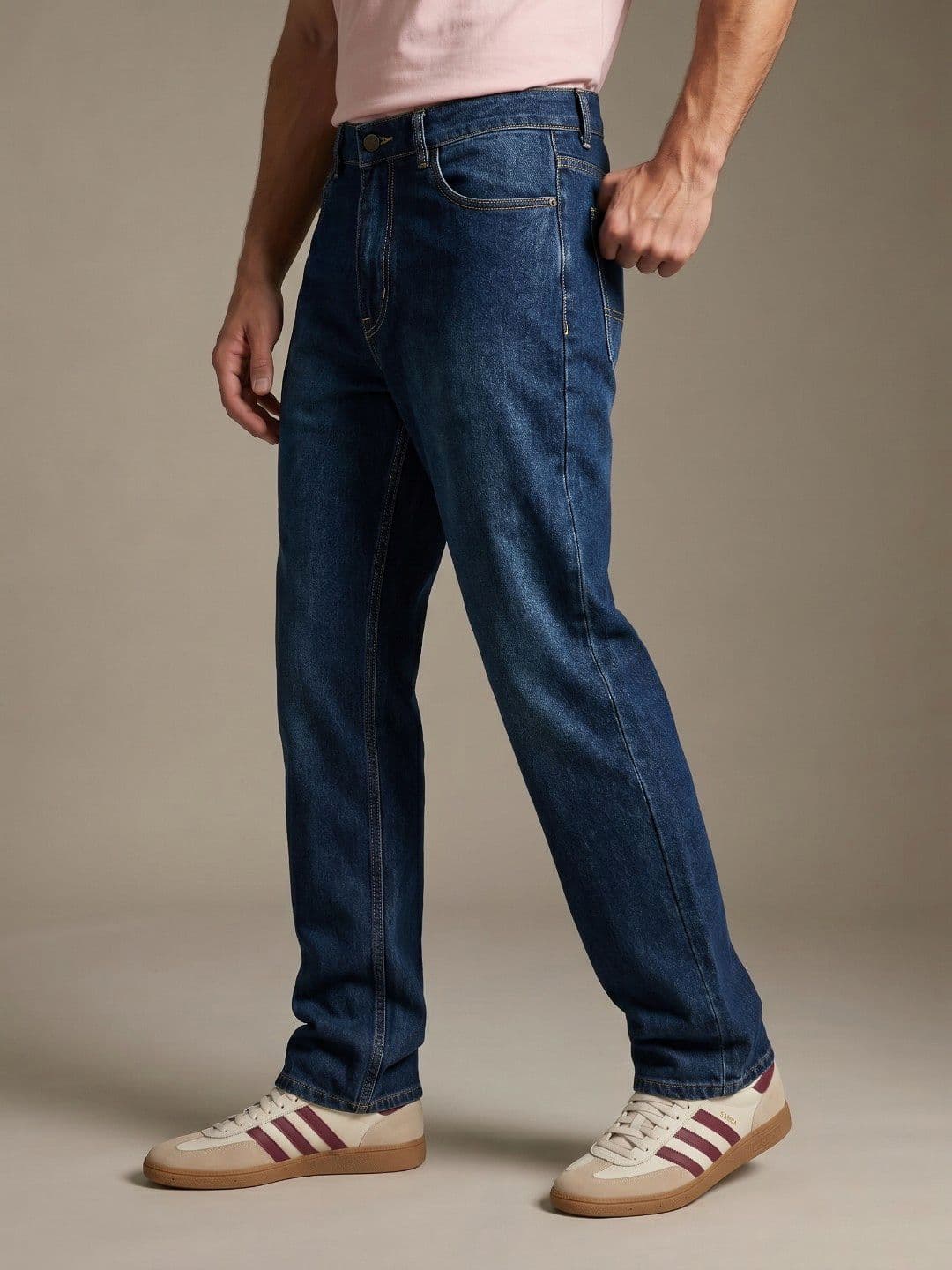 glitchez Men Straight Fit Pure Cotton Jeans - view 1