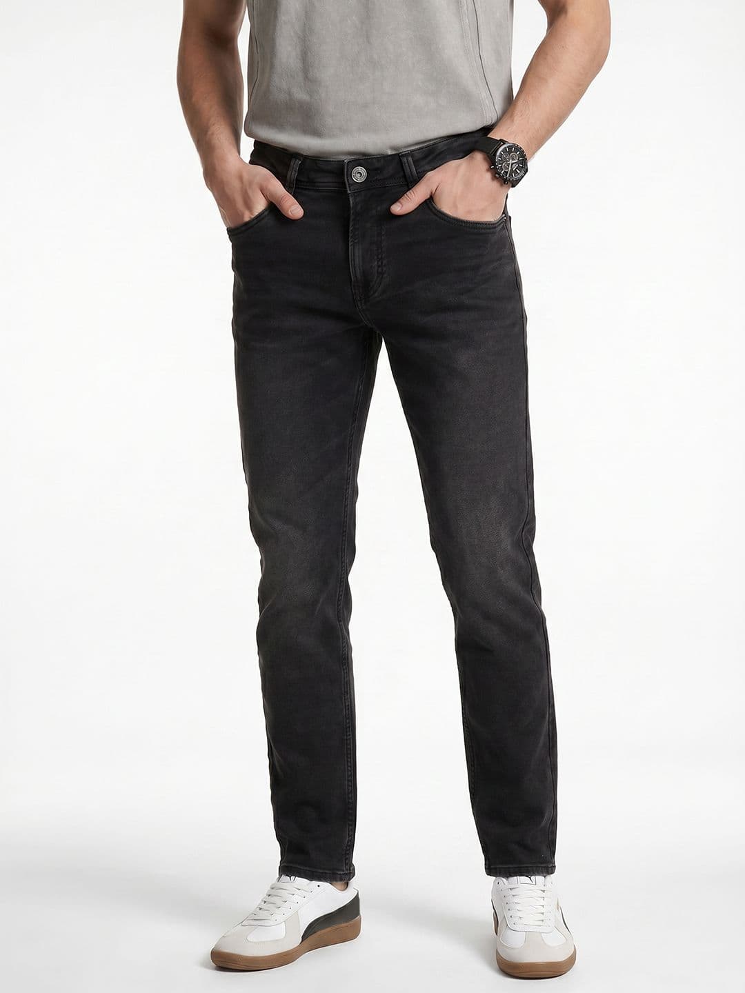 Integriti Men Smart Slim Fit Stretchable Jeans - view 1