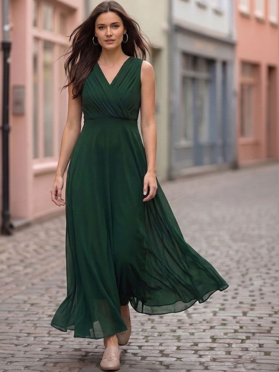 aayu Georgette Maxi Dress - view 1