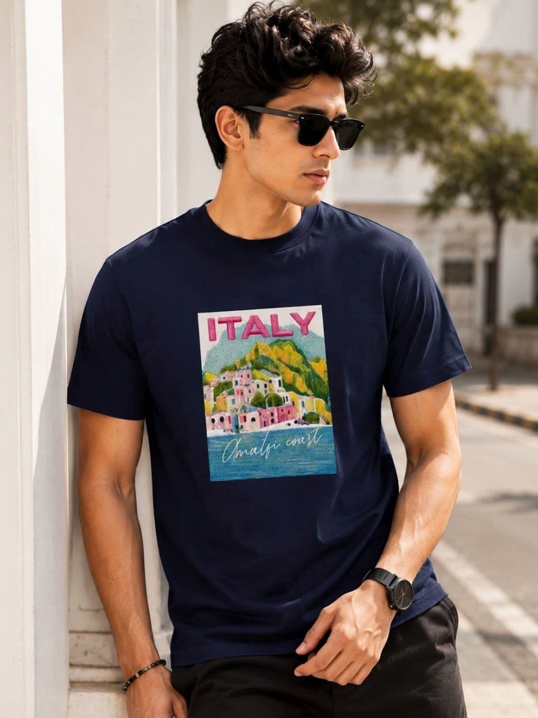 Rigo Men Printed Applique T-shirt - view 1