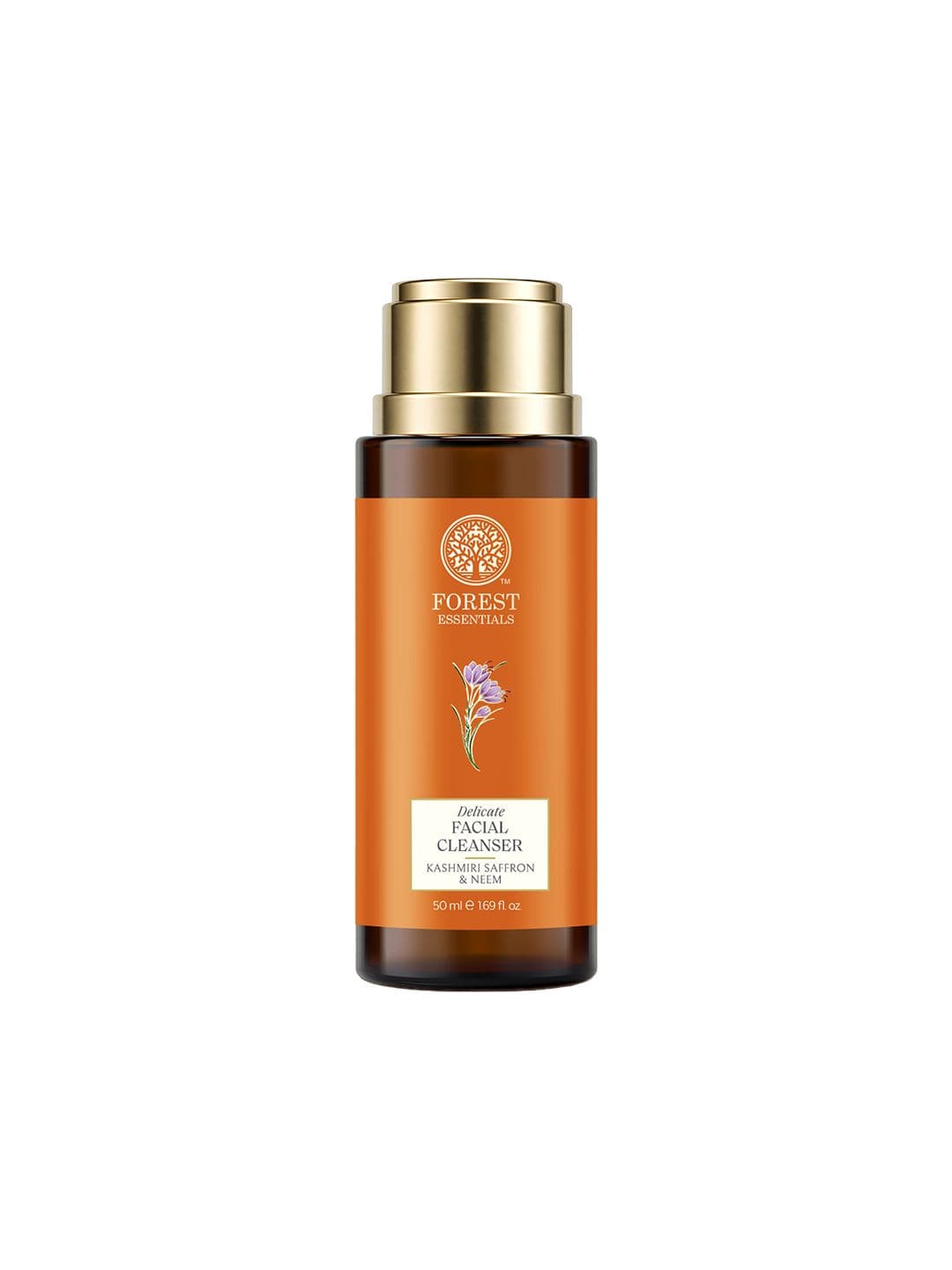 Forest Essentials Travel Size Delicate Facial Cleanser Kashmiri Saffron & Neem - 50ml - view 1