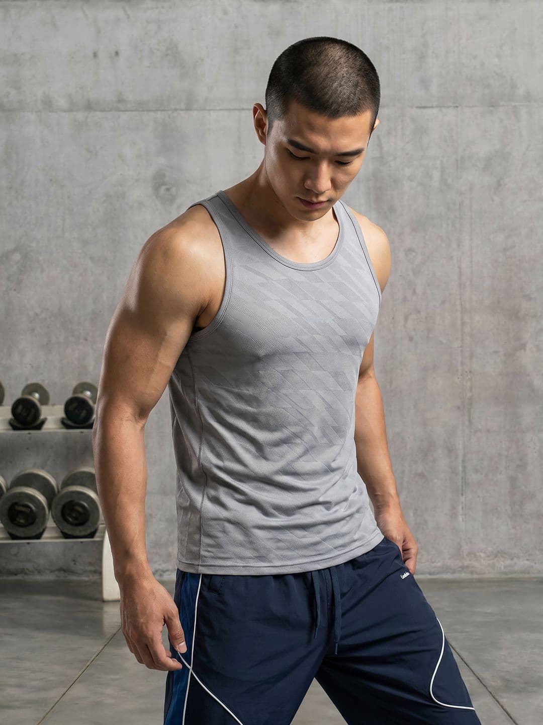 HRX by Hrithik Roshan Self Design Rapid Dry Training T-shirt - view 1