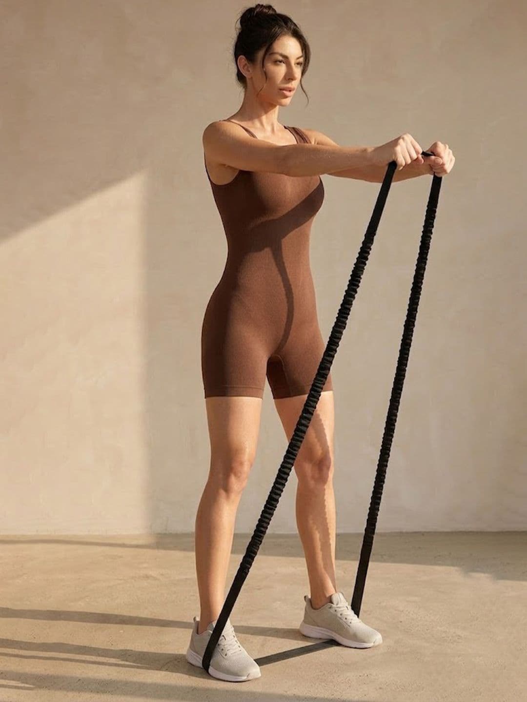 ENRIZZ Scoop Neck Sleeveless Playsuit - view 1