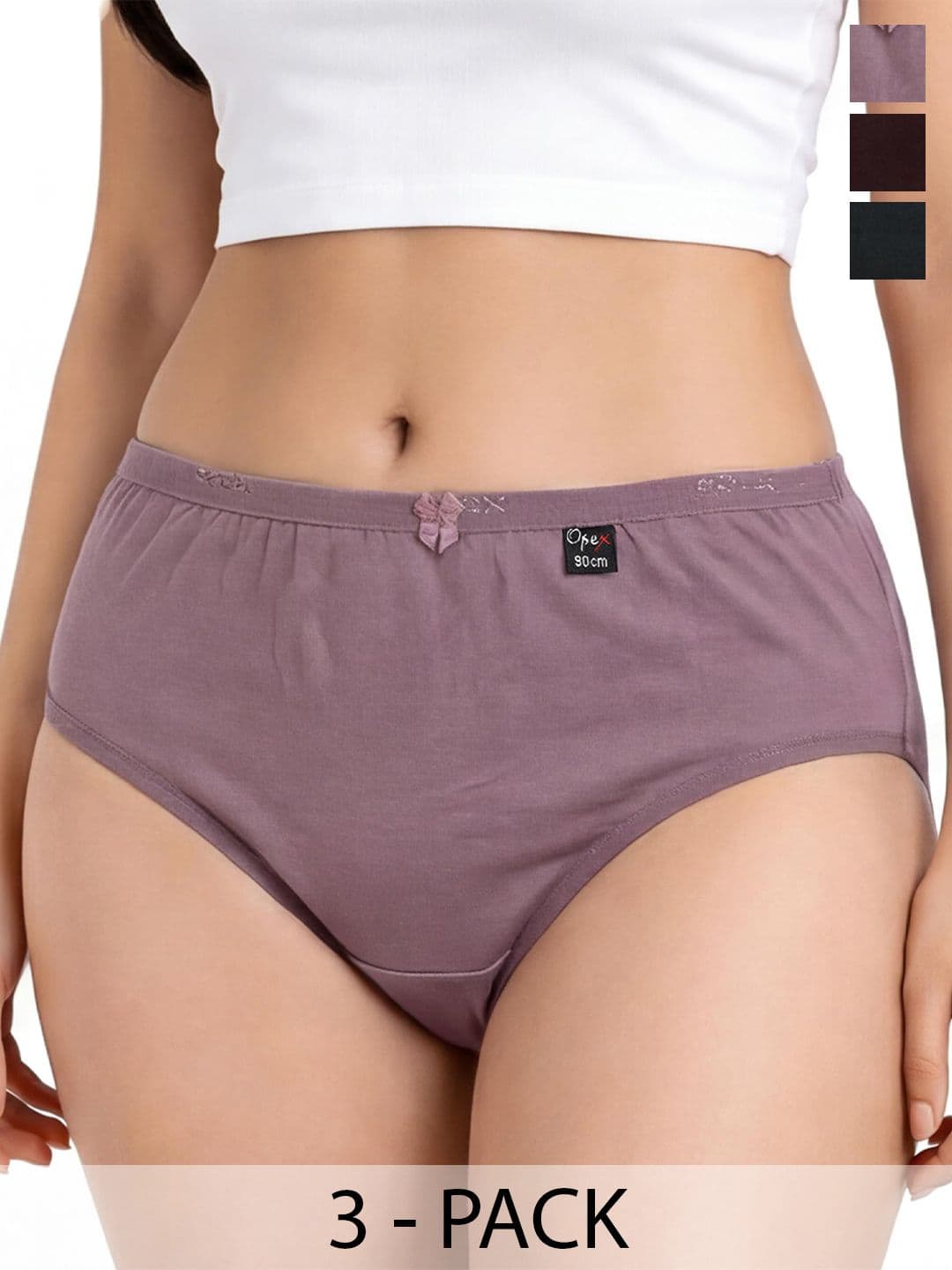 OPEX Women Pack of 3 Seamless Basic Briefs - view 1