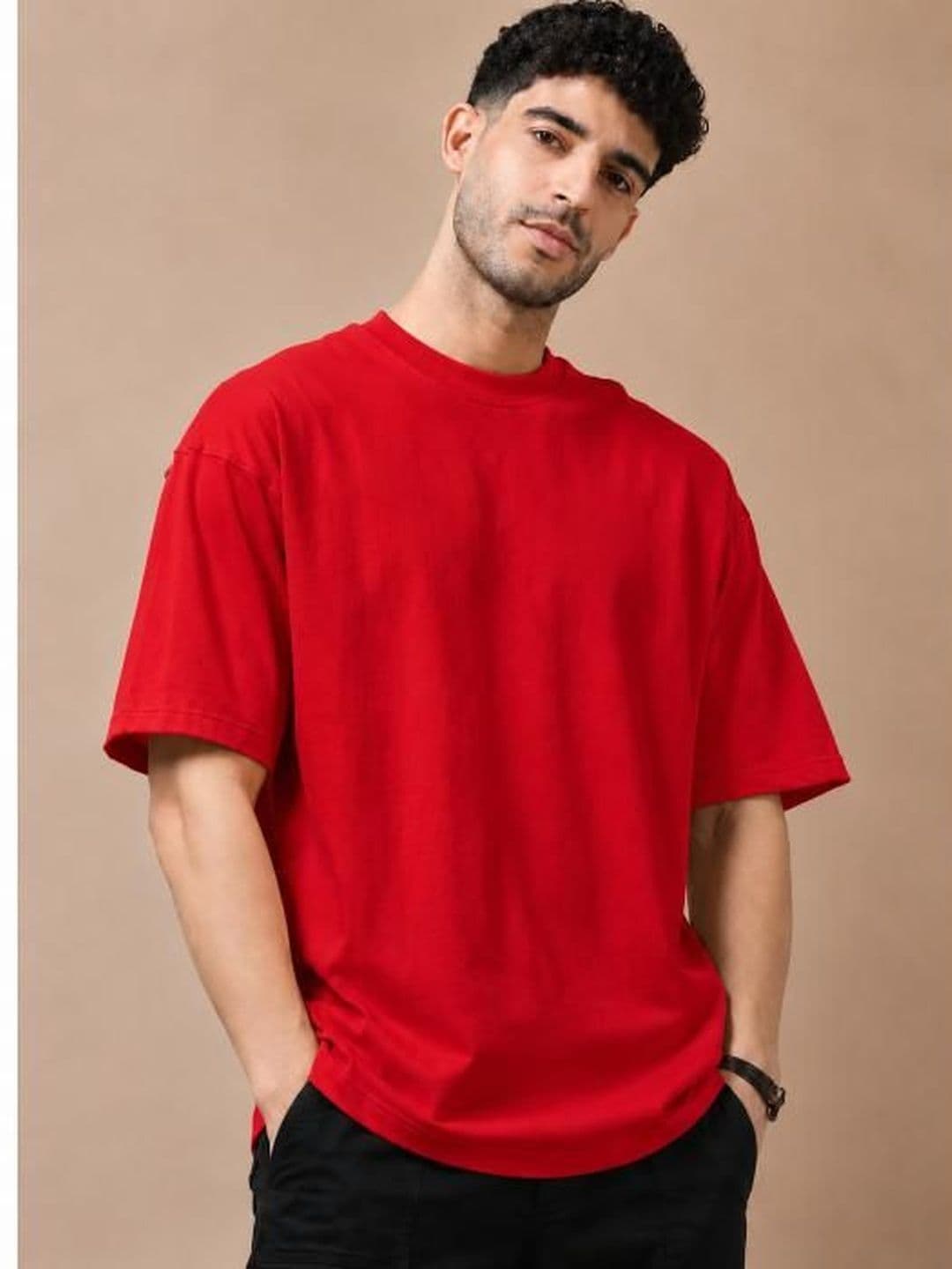 UTCV Men Drop-Shoulder Sleeves T-shirt - view 1