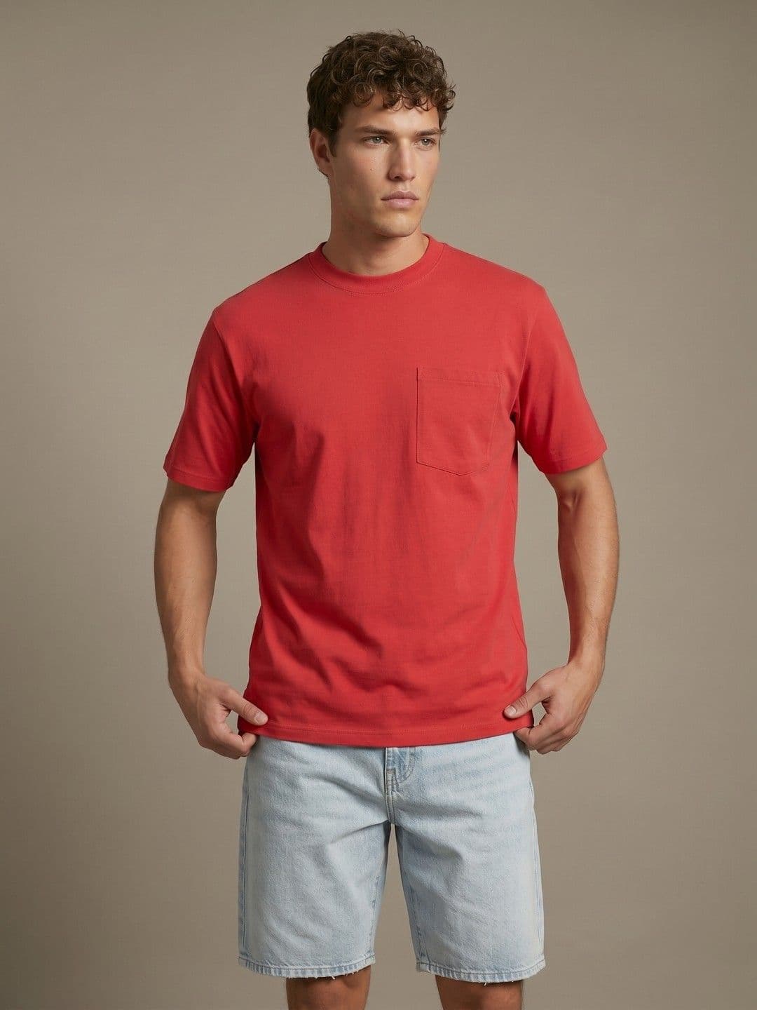 glitchez Round Neck Knitted T-shirt - view 1
