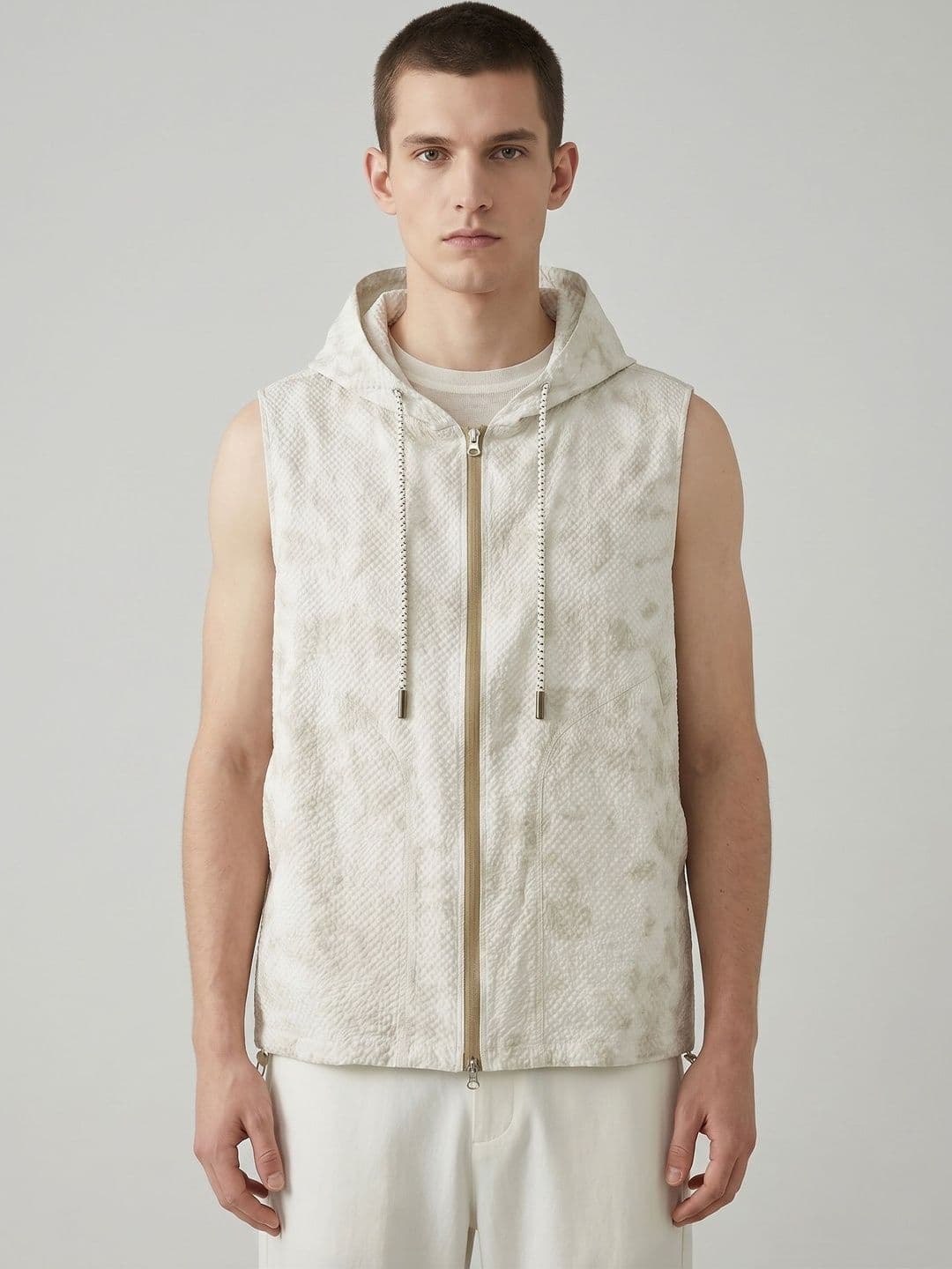 ANDREW HILL Printed Hooded Sporty Jacket - view 1