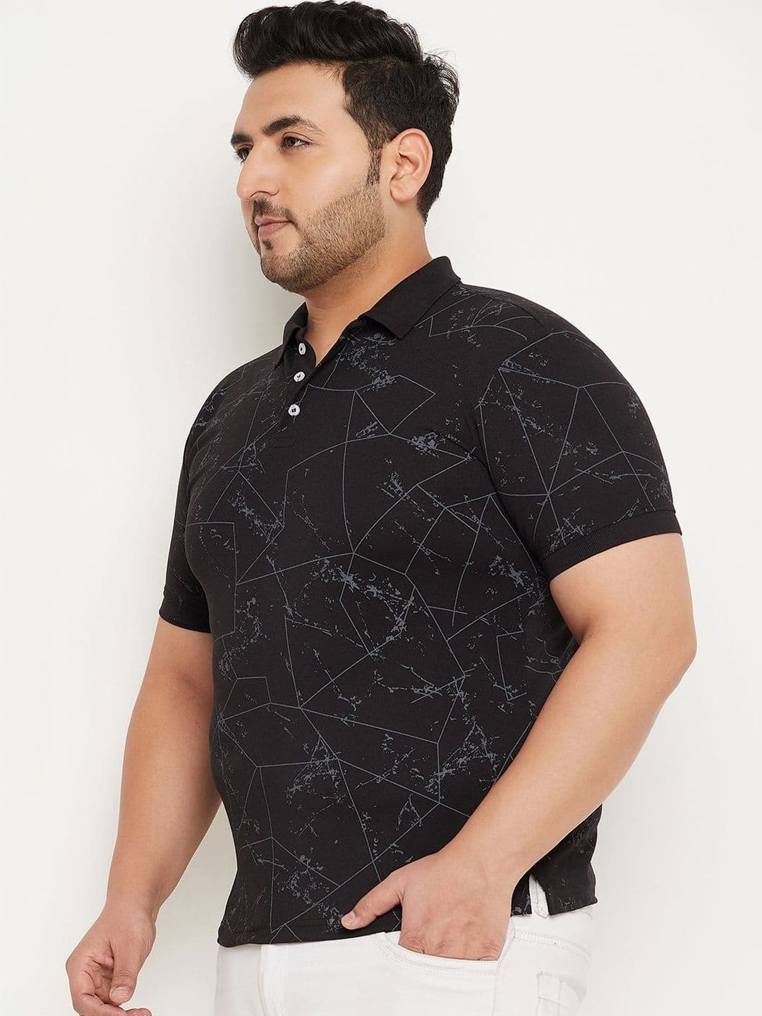 Kook N Keech Men Printed Polo Collar T-shirt - view 1