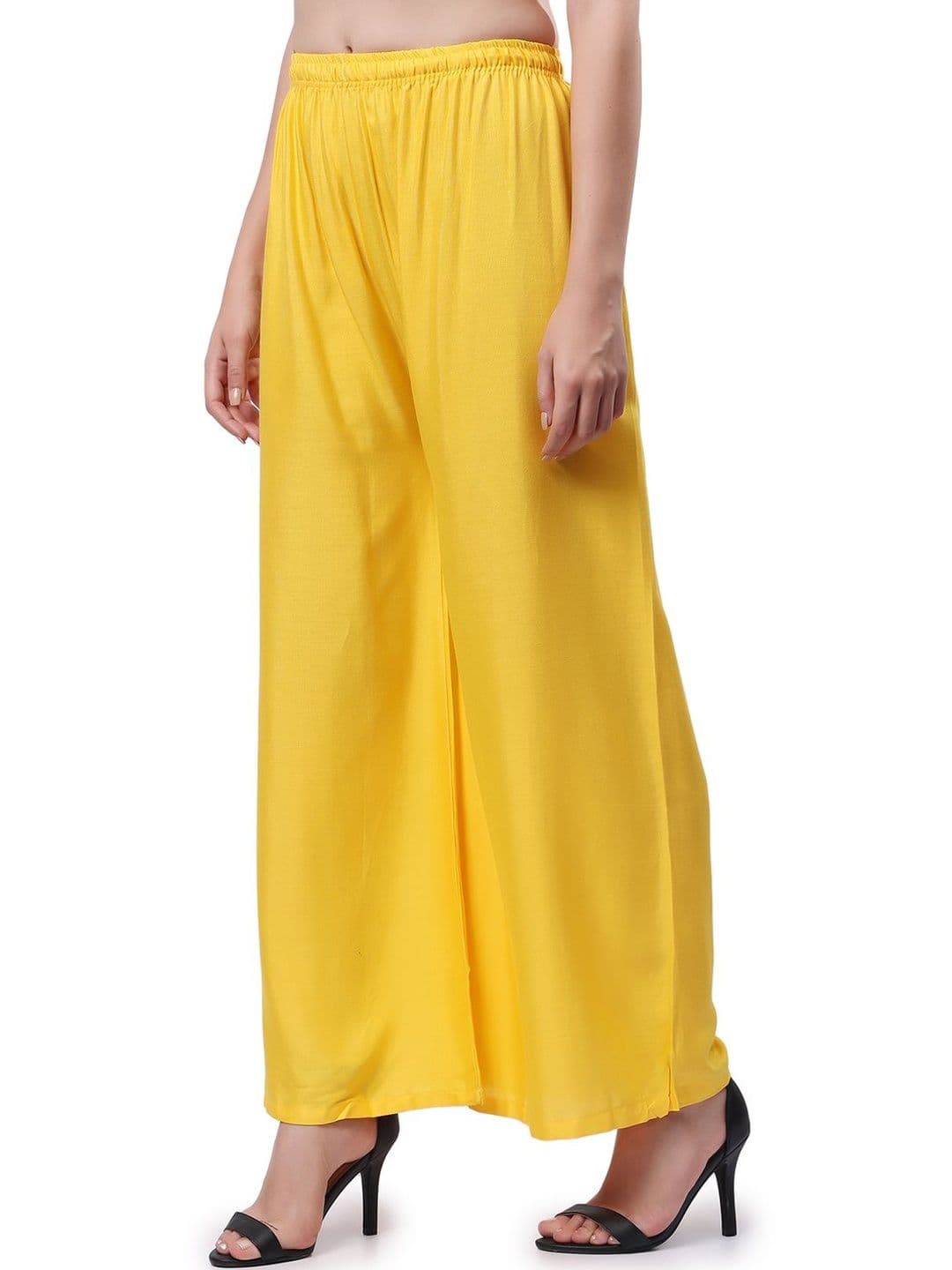 VIKESA Women Knitted Ethnic Palazzos - view 1