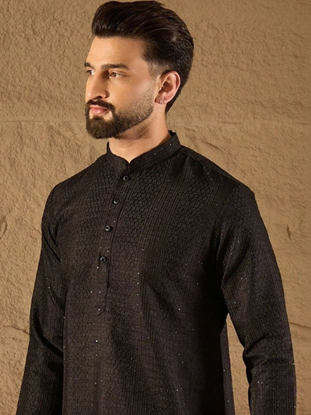 House of Pataudi Embroidered Batik Kurtas - view 1